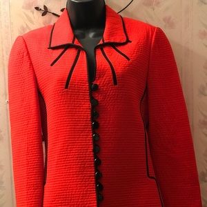 Christian Rupert WOMENS Red Jacket Blazer
